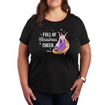 Disney Princess Rapunzel Plus Full Of Christmas Cheer Graphic Tee