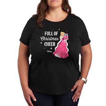Disney Princess Aurora Plus Full Of Christmas Cheer Graphic Tee
