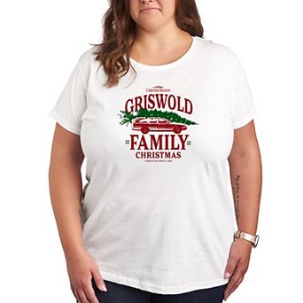 Plus National Lampoon's Christmas Vacation Griswold Family Graphic Tee