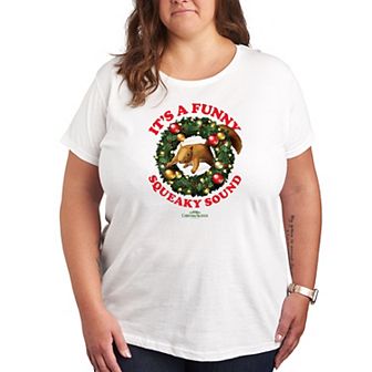 Plus National Lampoon's Christmas Vacation Squirrel Graphic Tee