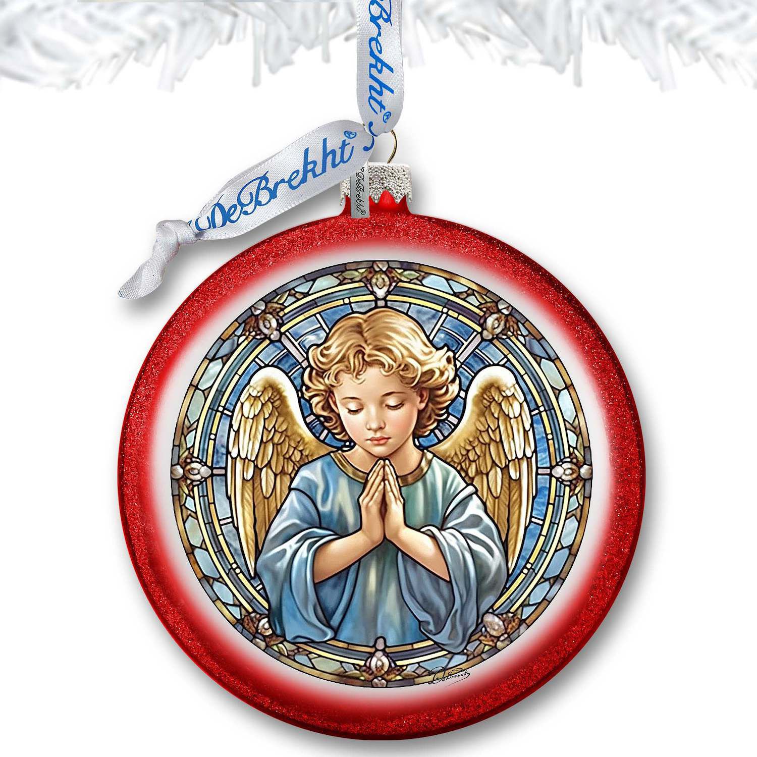 Heart Guardian Angel Ornament - JGBeads