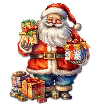 Merry Delivery Holiday 24-Inch Handcrafted Wooden Door Decor by G. DeBrekht - Christmas Decor