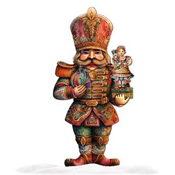 32-Inch A Romantic Ballet of Love Outdoor Handcrafted Wooden Porch Decor by G. DeBrekht