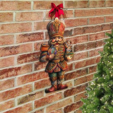 Charming Clara and Nutcracker Prince Holiday 24-Inch Door Decor by G. Debrekht - Christmas Decor