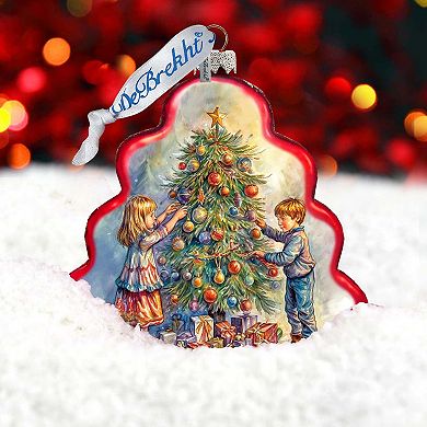 Love Among the Branches Tree Glass Ornament by G. Debrekht - Christmas Decor - 762-032