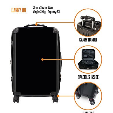 Rocksax AC/DC - Large Suitcase - PWR UP Zoom Luggage