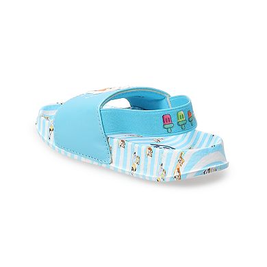 Bluey Soccer Toddler Boy Slide Sandals
