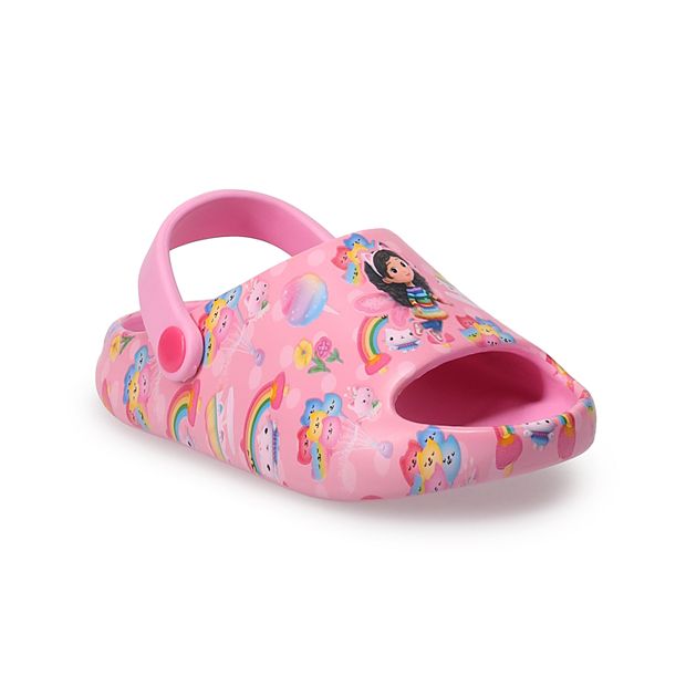 Gabby s Dollhouse Toddler Girl Comfort Slide Sandals