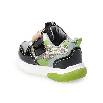 Jurassic Park Toddler Boy Dinosaur Light Up Athletic Sneakers