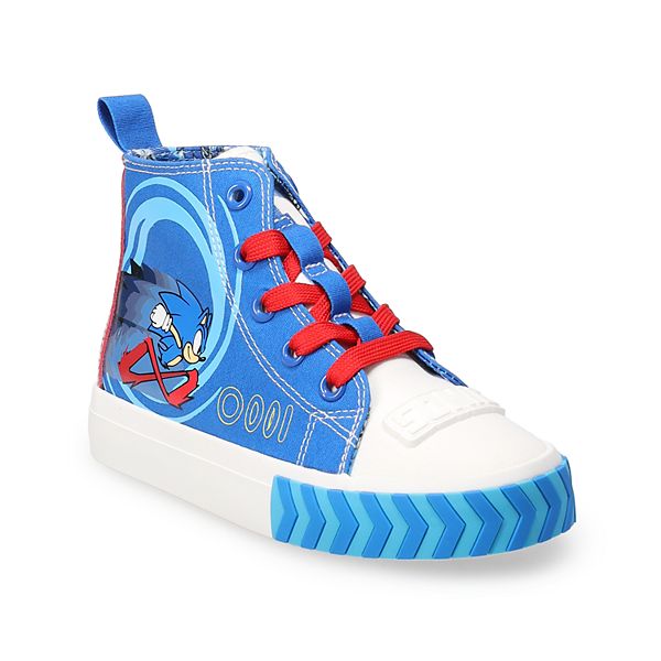 Sonic Boys High Top Sneakers - Blue (13)