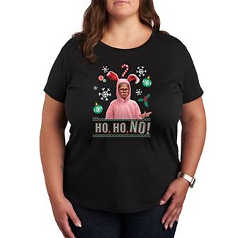 Plus A Christmas Story Pink Bunny Graphic Tee