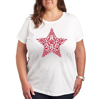 Plus Scandinavian Star Graphic Tee