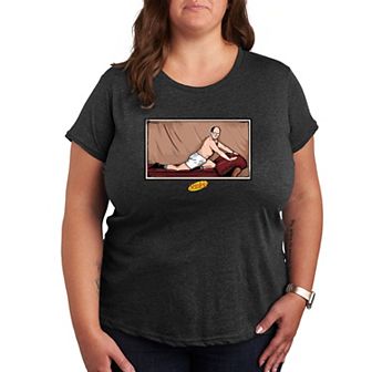 Plus Seinfeld George Costanza Couch Graphic Tee