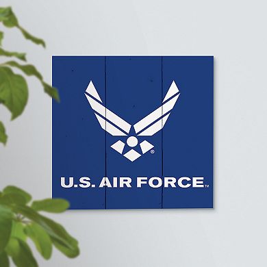 P GRAHAM DUNN Air Force Logo Slatted Wall Decor
