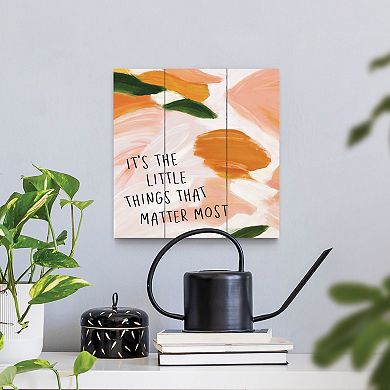 P GRAHAM DUNN It's The Little Things Slatted Wall Decor