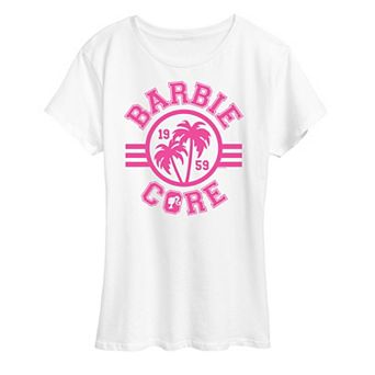Women's Barbie Barbiecore Collegiate Graphic Tee