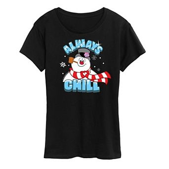 Junior's Frosty The Snowman Frosty Always Chill Tee