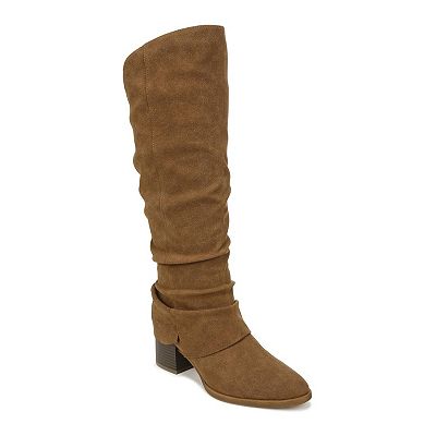 Womens knee high slouch boots sales