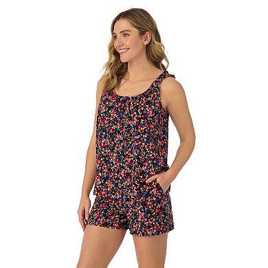 Women's Cuddl Duds® Cozy Pajama Tank And Pajama Shorts Set