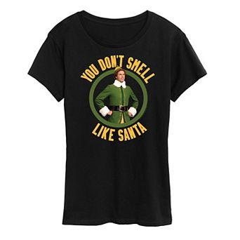 Junior's Elf You Don't Smell Like Santa Tee