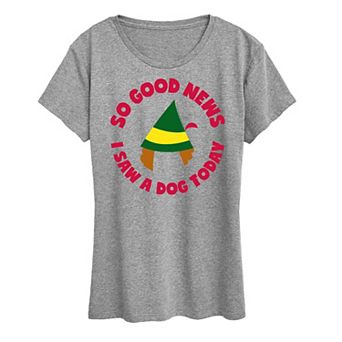 Junior's Elf Saw A Dog Tee