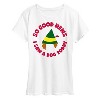 Junior's Elf Saw A Dog Tee