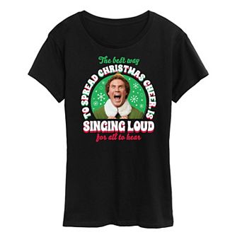 Junior's Elf Singing Elf Tee