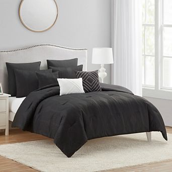 VCNY Home Howell 8 pc Diamond Jacquard Comforter Set