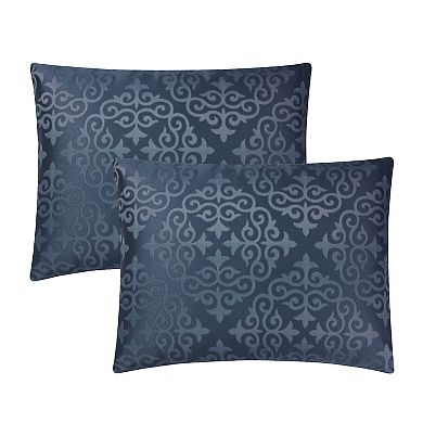 VCNY Home Popclaw 8-Piece Medallion Jacquard Comforter Set