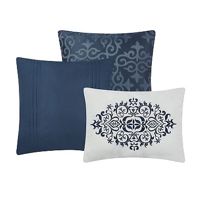 VCNY Home Popclaw 8-Piece Medallion Jacquard Comforter Set