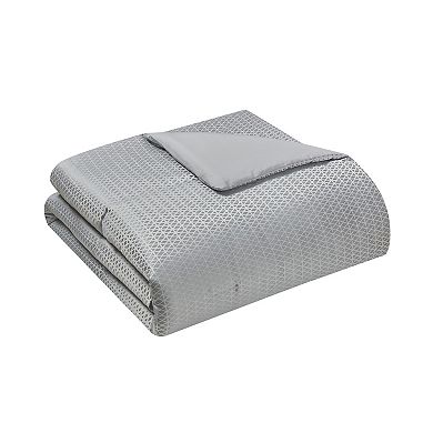 VCNY Home Seth 8-Piece Geometric Jacquard Comforter Set With Throw Pillows