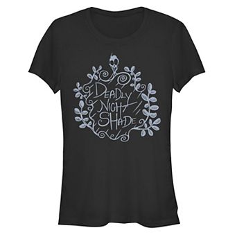 Juniors' The Nightmare Before Christmas Deadly Night Shade Graphic Tee