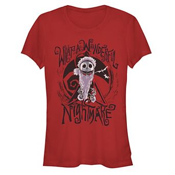 Juniors' The Nightmare Before Christmas What A Wonderful Nightmare Graphic Tee