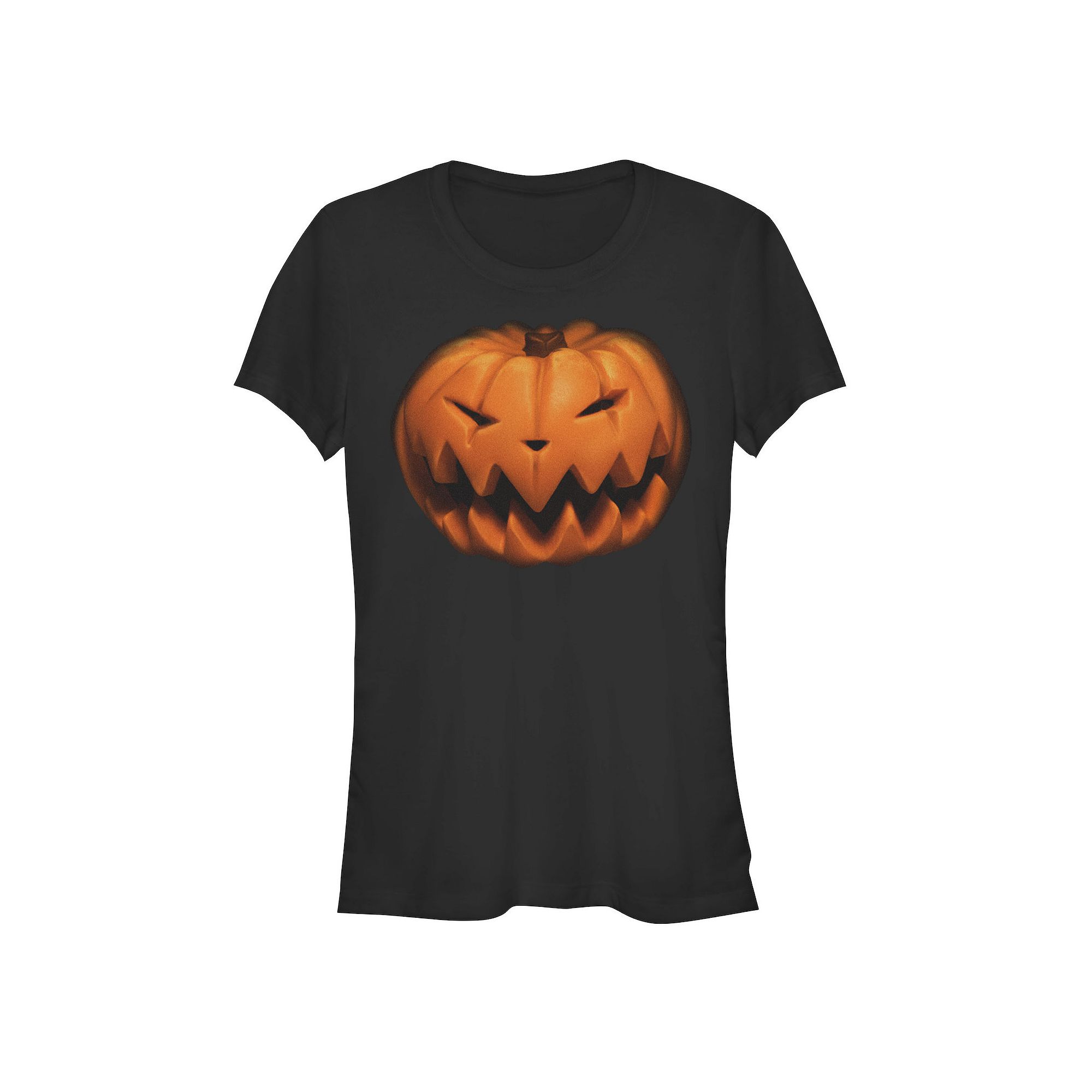 Juniors The Nightmare Before Christmas Scary Jack-O-Lantern Graphic Tee, 