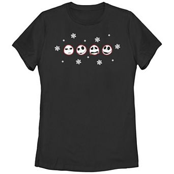Juniors' The Nightmare Before Christmas Jack Moods Graphic Tee