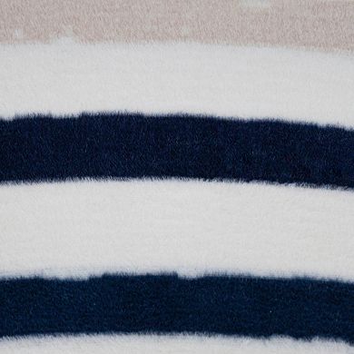 Discover Europe - Made in Portugal The Cotton Edition Variegated Stripe Throw Blanket