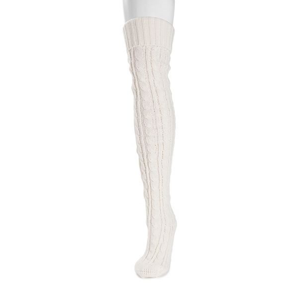 Women's MUK LUKS® Cable Knit Over-the-Knee Socks