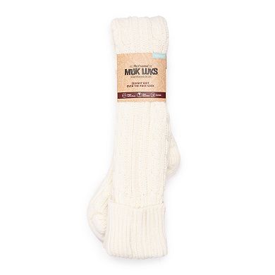 Women's MUK LUKS® Cable Knit Over-the-Knee Socks