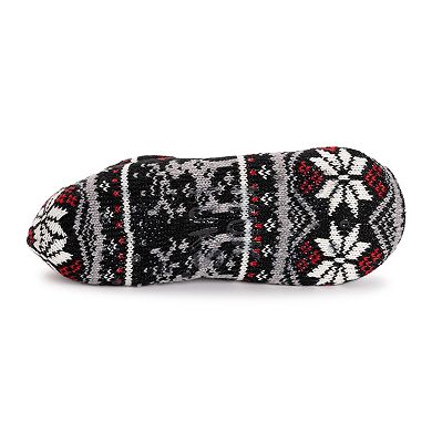 Women's MUK LUKS Ballerina Crew & Bootie Slipper Socks Set