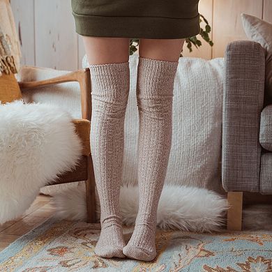 Women's MUK LUKS Marl Over-the-Knee Socks 2-Pack