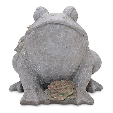 Melrose Frog with Succulent Solar Light