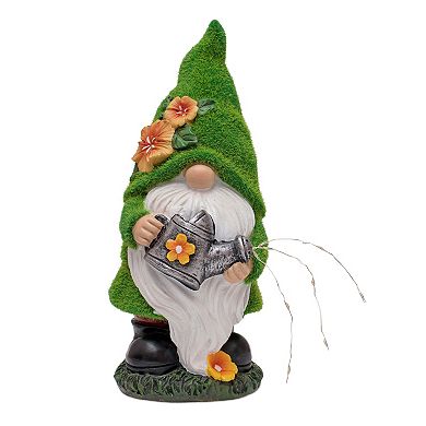 Melrose Gnome with Watering Can Garden Statue