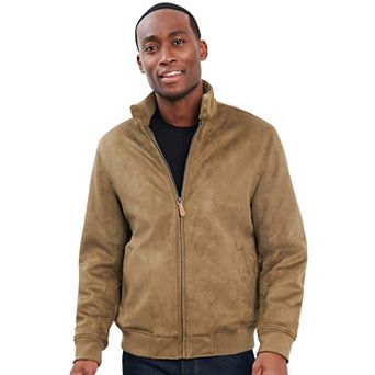 Men's London Fog Faux Suede Harrington Jacket