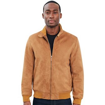 Men's London Fog Faux Suede Harrington Jacket