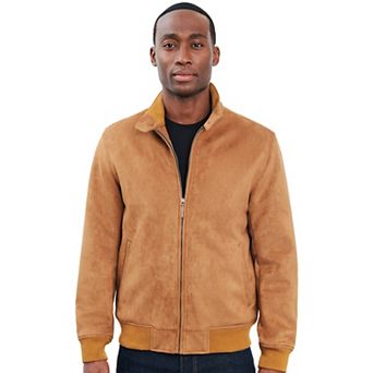 Men's London Fog Faux Suede Harrington Jacket