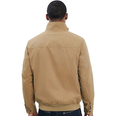 Men's London Fog Sherpa-Lined Microfiber Bomber Jacket