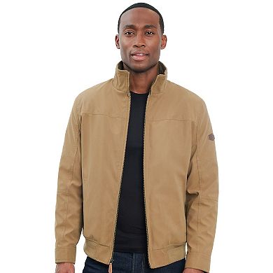 Men's London Fog Sherpa-Lined Microfiber Bomber Jacket