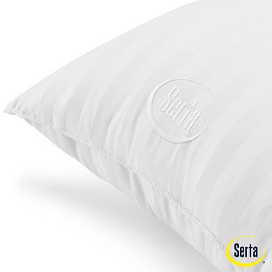 Serta® Won't Go Flat Standard/Queen 2-Pack Pillow Set