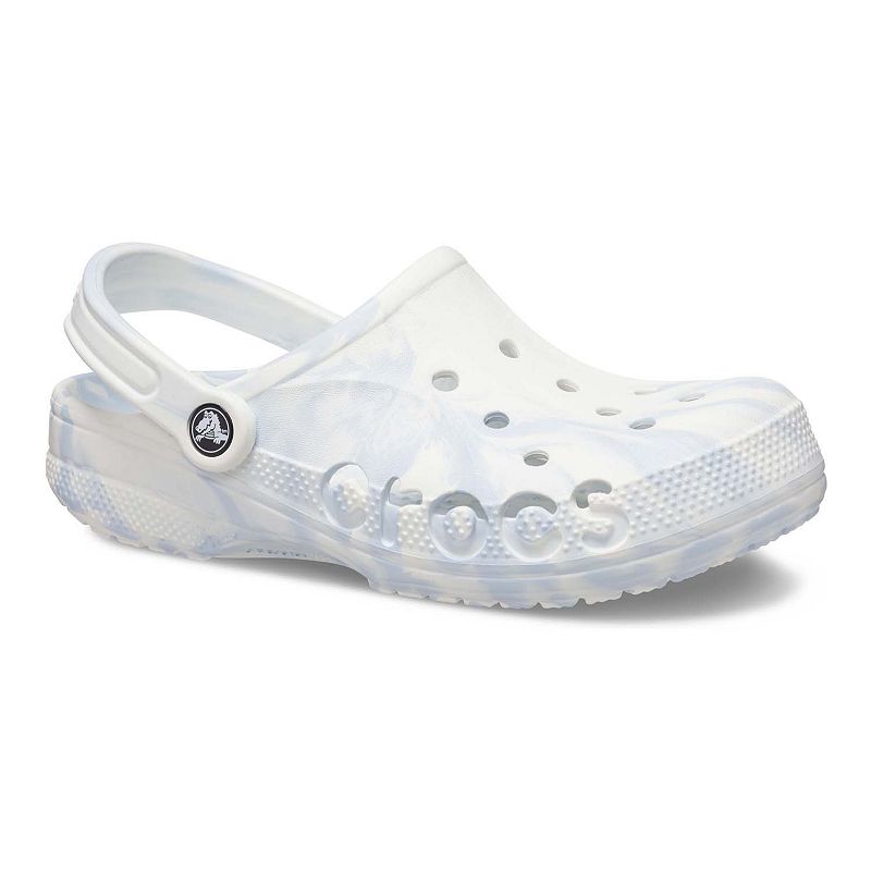 UPC 196265395033 product image for Crocs Baya Marbled Clogs, Men's, Size: M9W11, White | upcitemdb.com