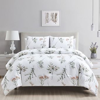 Lanwood Lena Floral Comforter Set with Shams